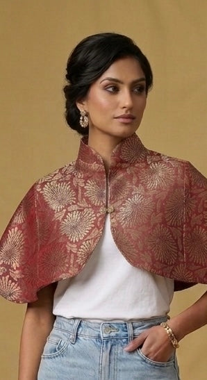 Zoya Cape in Banarasi