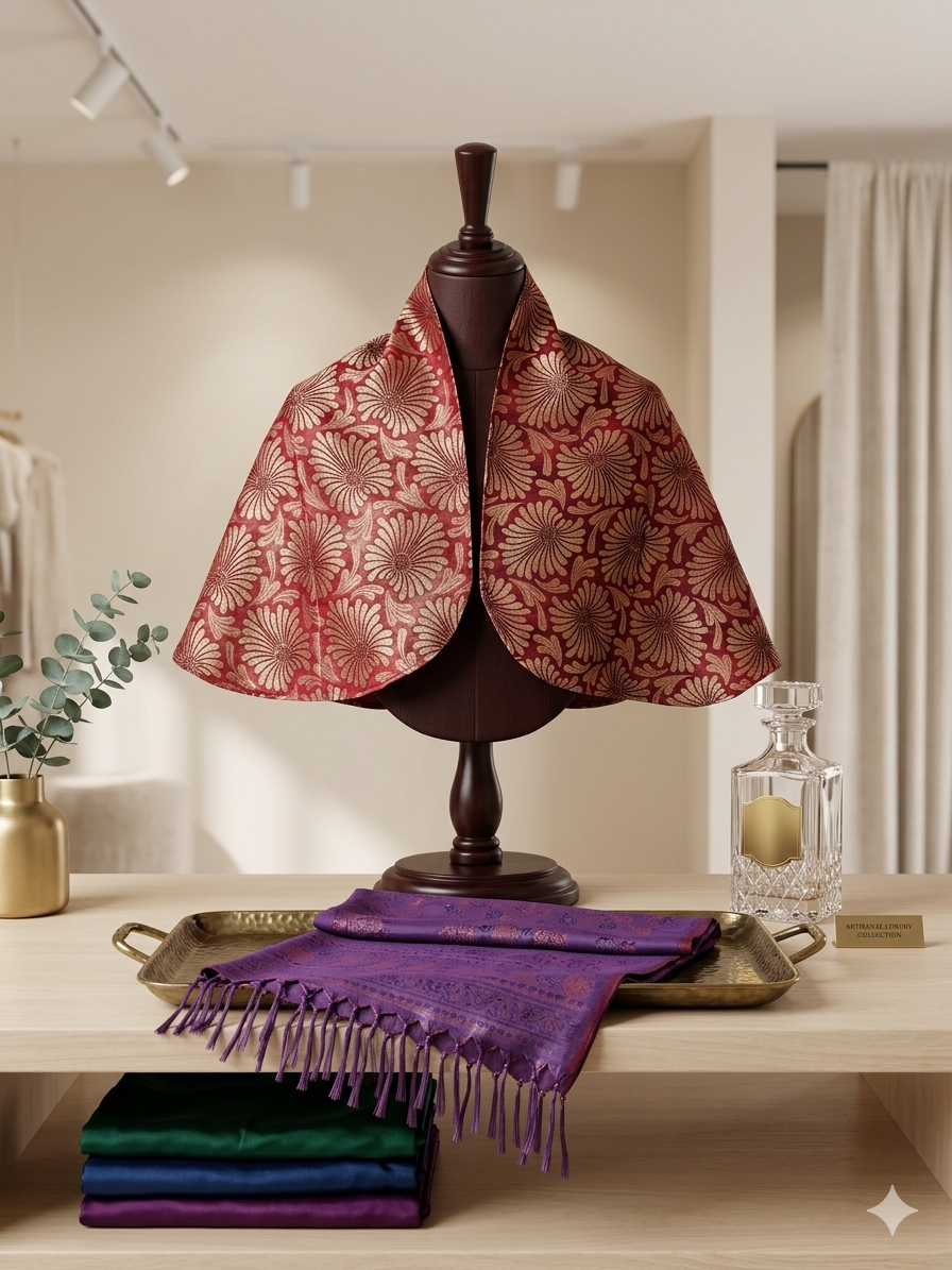 Zoya Cape in Banarasi