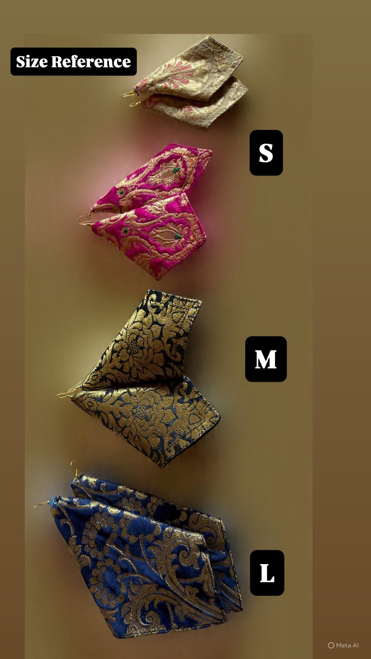 Brocade Earrings Statement, Handmade Lightweight Fabric Boho Jewelry for Women, Gift