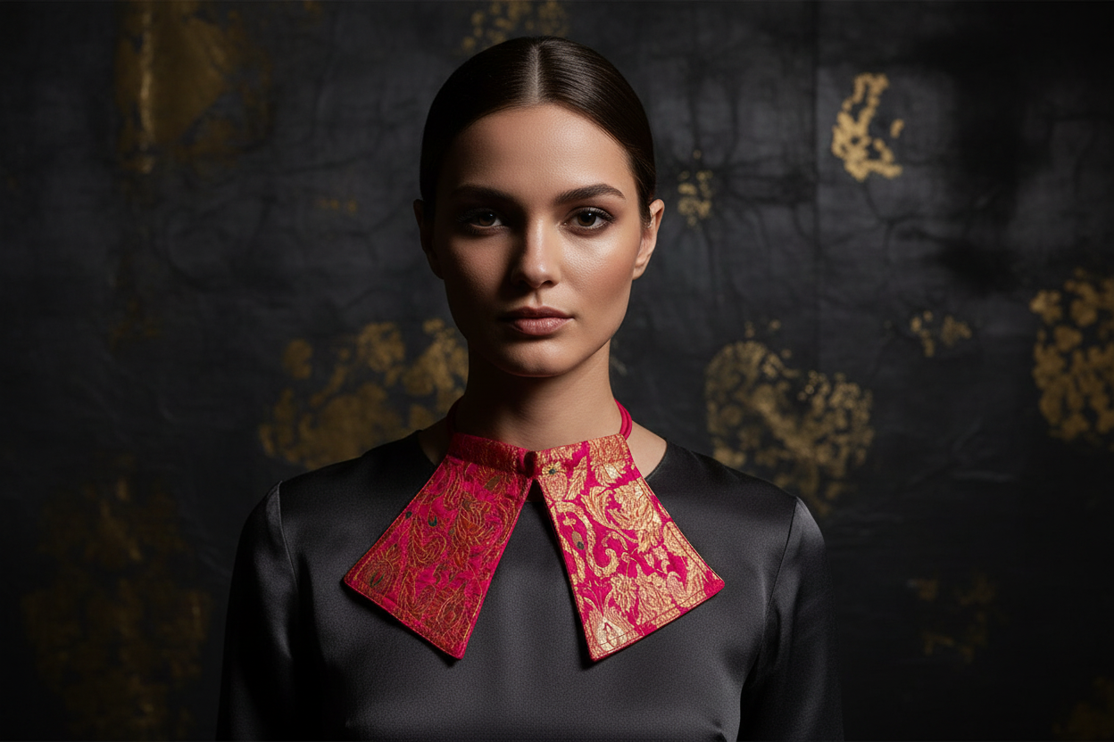 The Detachable Collar In Brocade